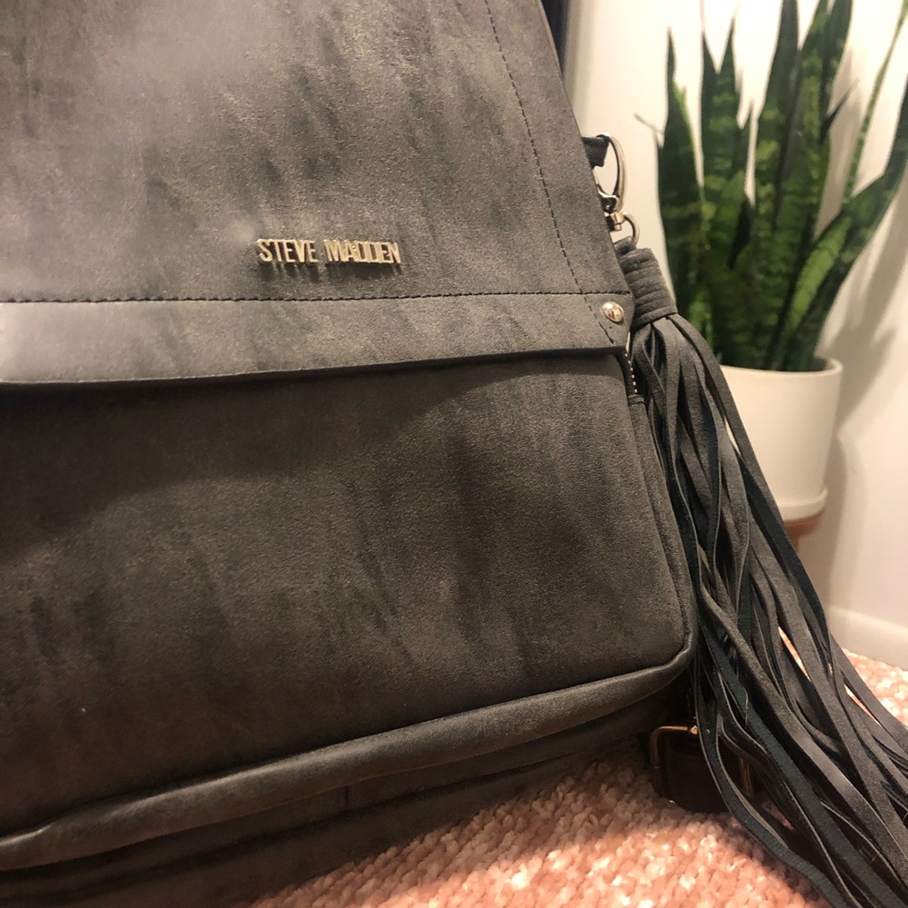 Gray Steve Madden Backpack